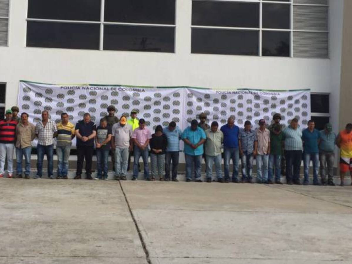 Capturados 26 narcotraficantes del Clan del Golfo
