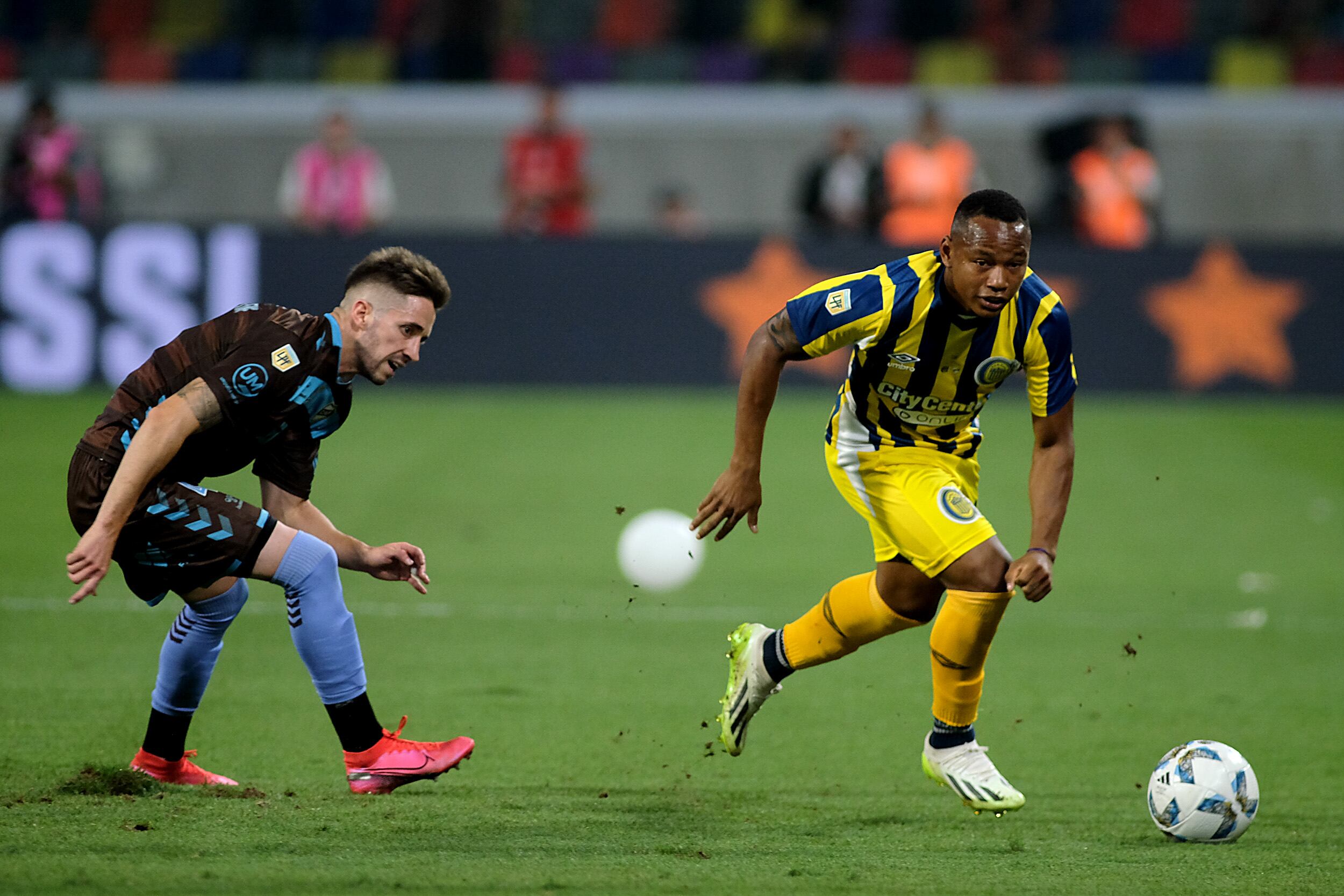Jaminton Campaz se consagró campeón con Rosario Central. (Photo by Joaquín Camiletti/Getty Images)