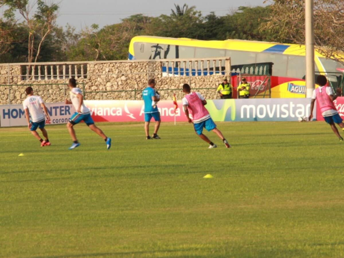 Colombia completó su primera práctica en Barranquilla