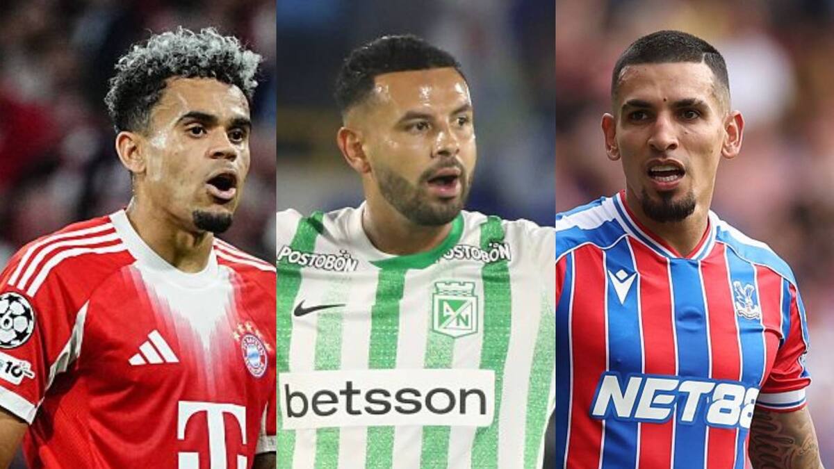 Díaz, Davinson, Muñoz, Cardona y más colombianos, entre los mejores del mundo en el último semestre