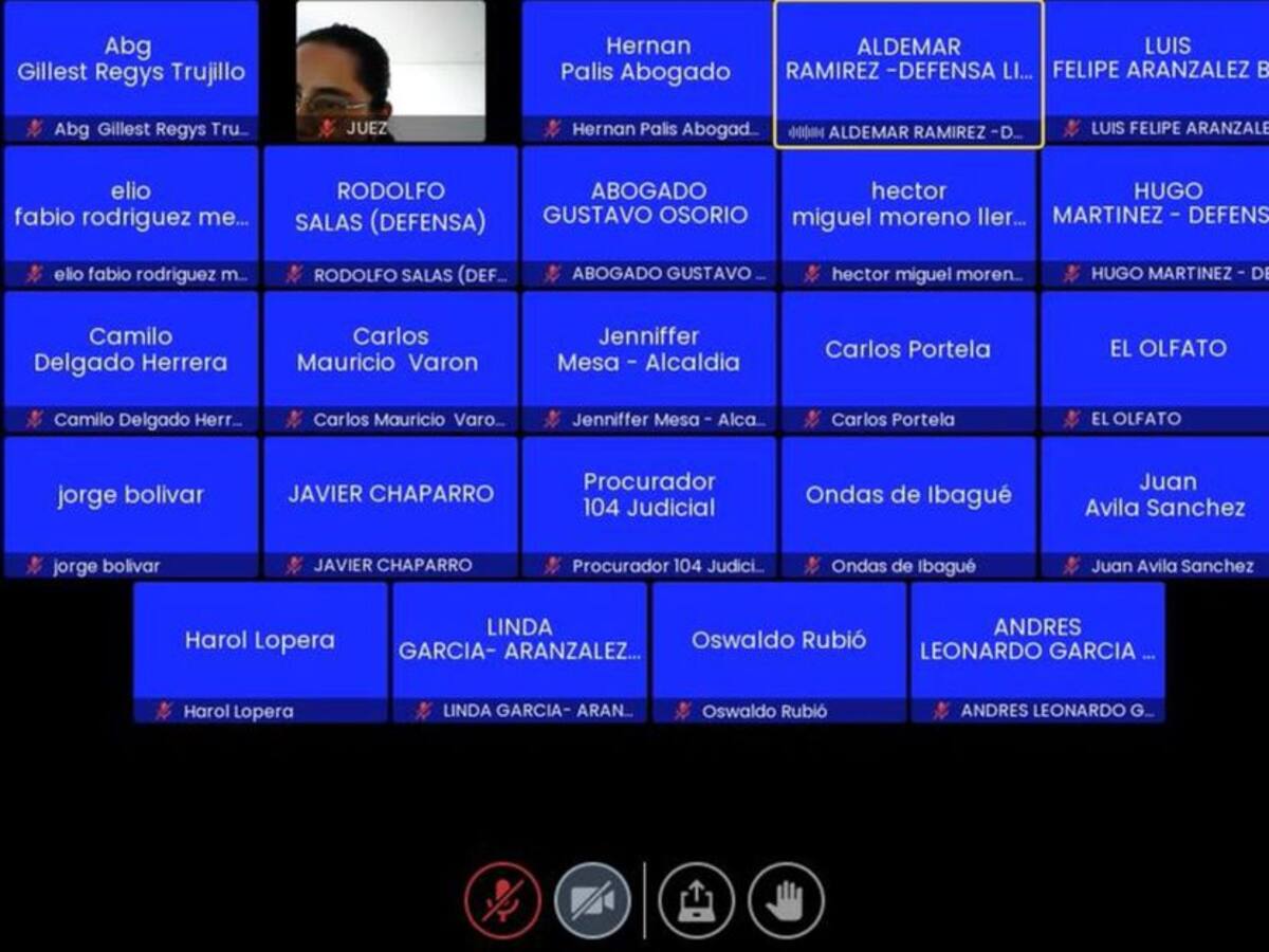Juicio contra 16 políticos de Ibagué quedó para el año 2023