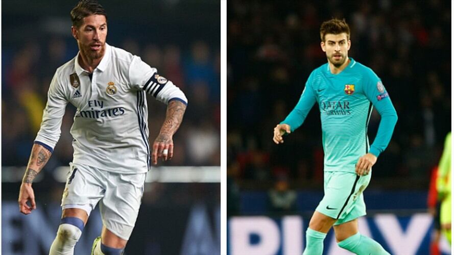 Piqué y Ramos calientan el ambiente en España. Foto: Getty Images