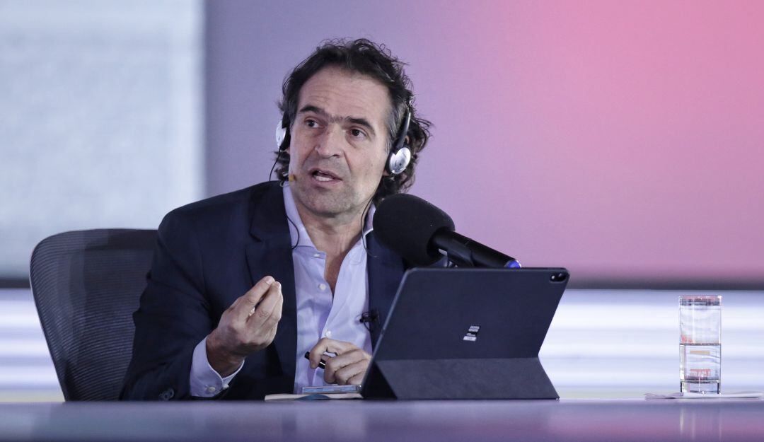 El candidato presidencial este miércoles hizo un reocrrido por la capital del país