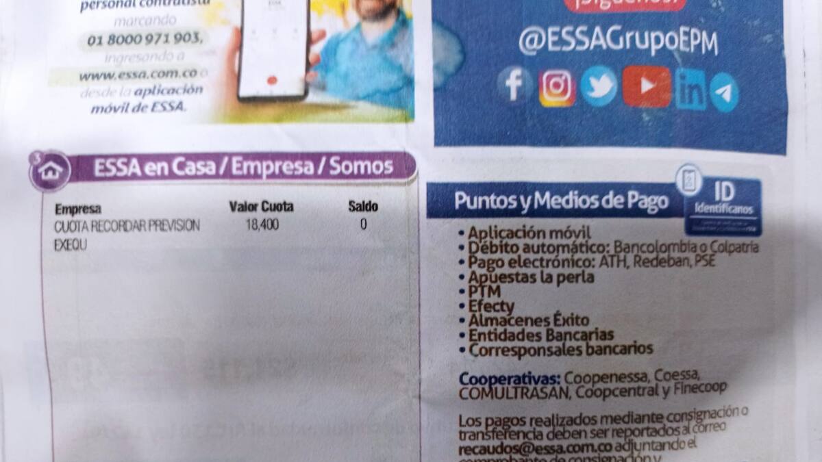 Algunos usuarios de la energía denuncian el cobro de un seguro fúnebre sin autorización