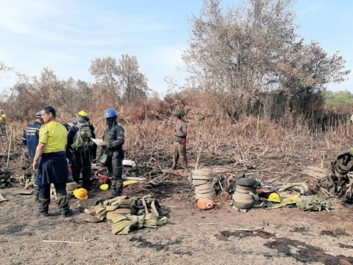 135 hectáreas afectadas por incendio del parque Salamanca