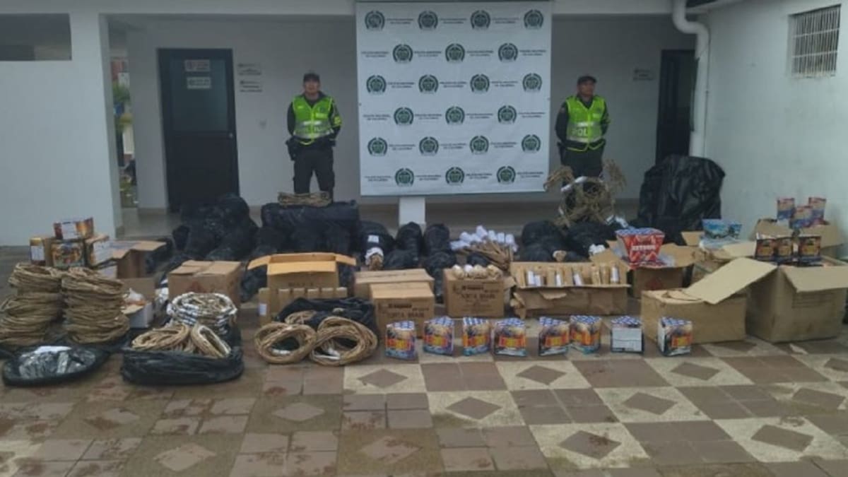 Decomisados 300 kilos de pólvora en las vías del occidente caldense