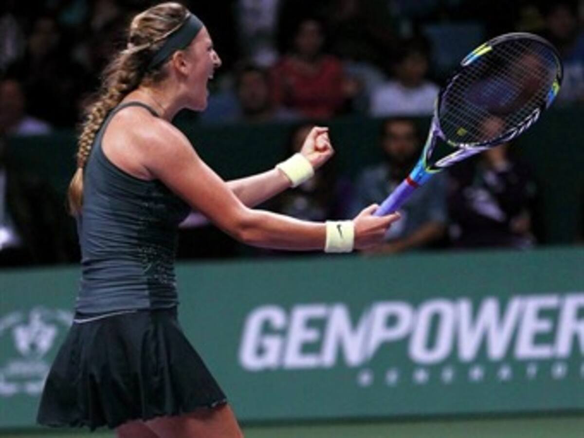 Victoria Azarenka venció a Angelique Kerber en el Masters Femenino