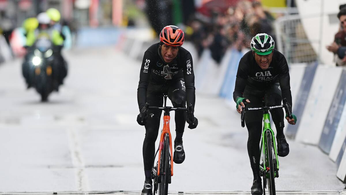 Egan Bernal cedió tiempo, pero sigue segundo en la general del O Gran Camiño