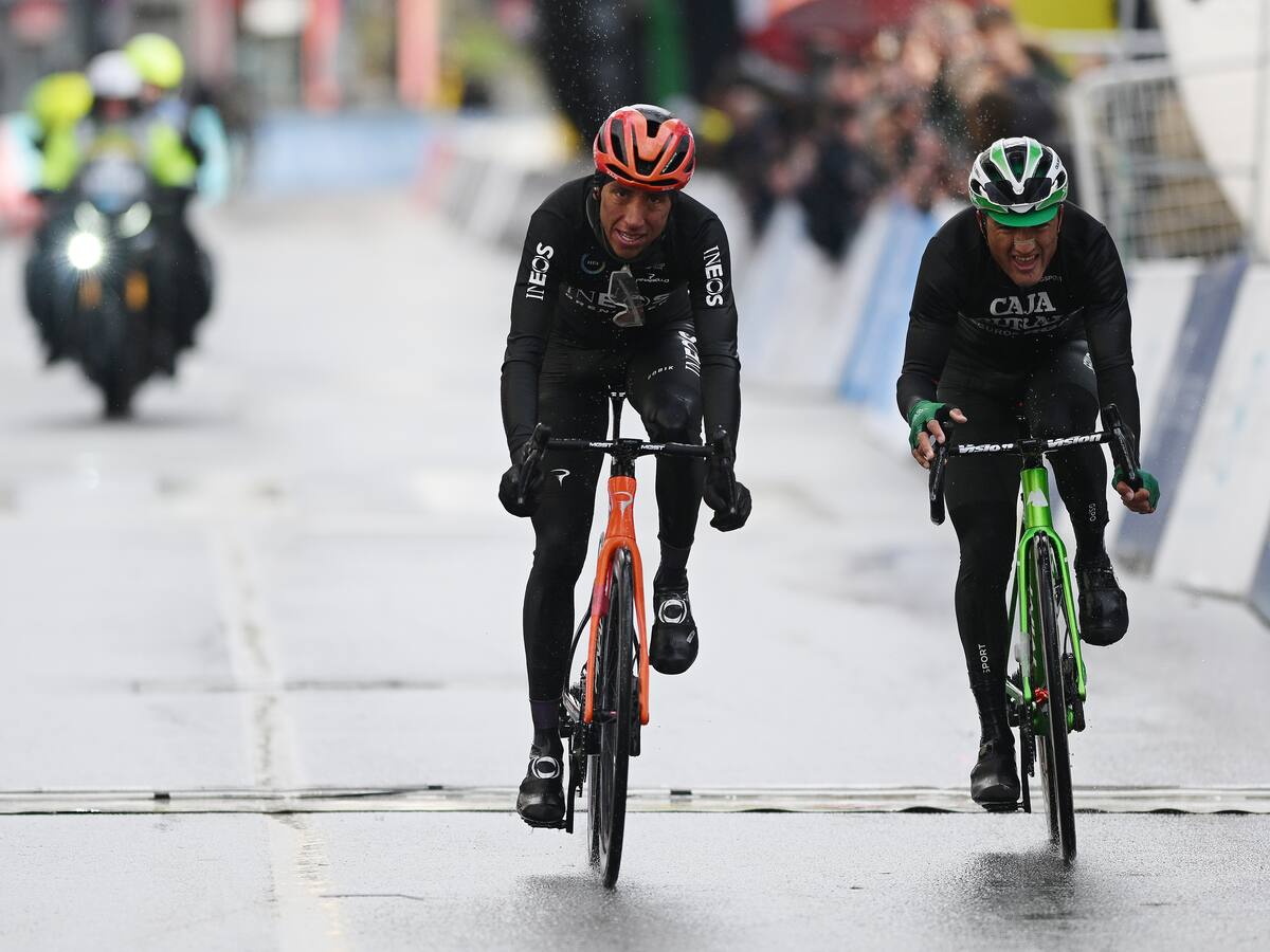 Egan Bernal cedió tiempo, pero sigue segundo en la general del O Gran Camiño