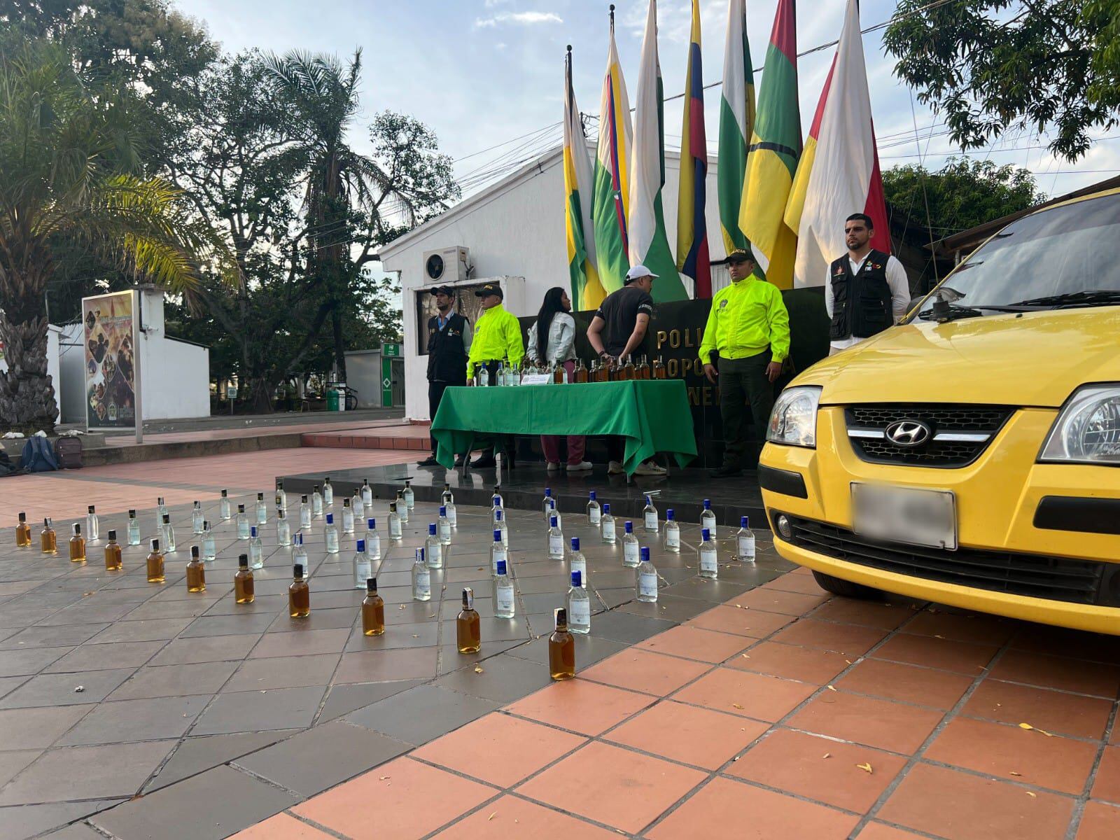 Las botellas iban a ser comercializadas en establecimientos de la Comuna 10 de Neiva.