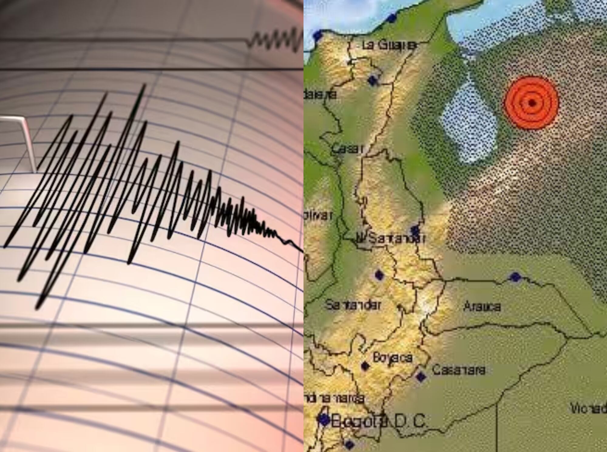 Temblor en Venezuela | Fotos: GettyImages y Servicio Geológico Colombiano