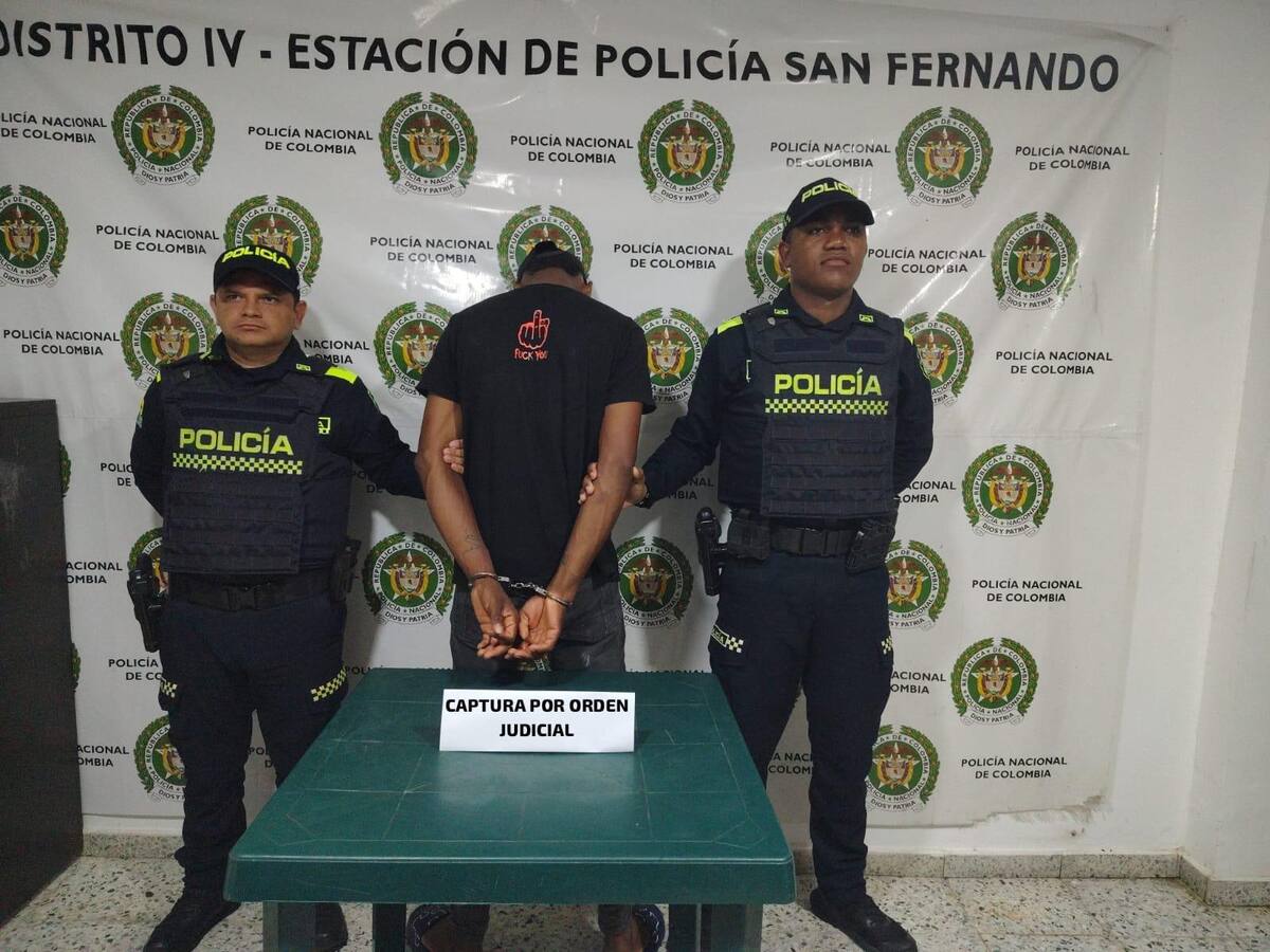 Cayó hombre que tenía orden de captura por hurto calificado agravado en San Fernando, Bolívar