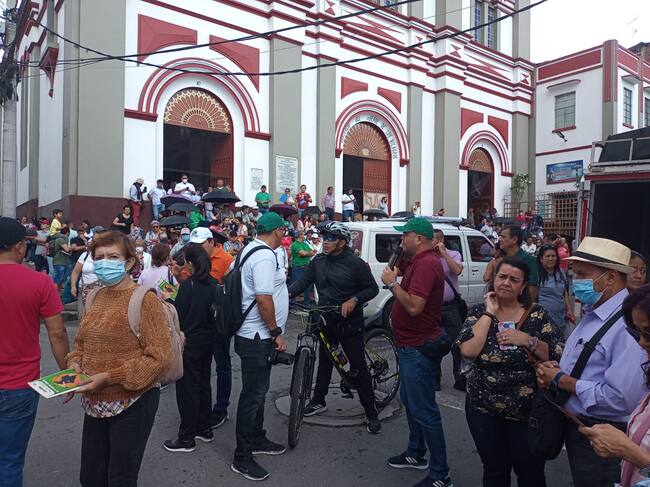 Protesta maestros Ibagué