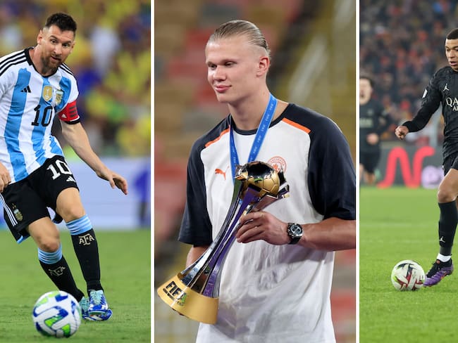 Messi, Haaland y Mbappé, premios The Best de la FIFA