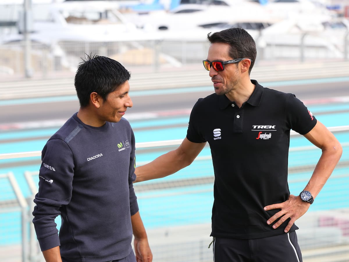 Alberto Contador se rinde en elogios a Nairo Quintana: “Has sido uno de mis mayores rivales”