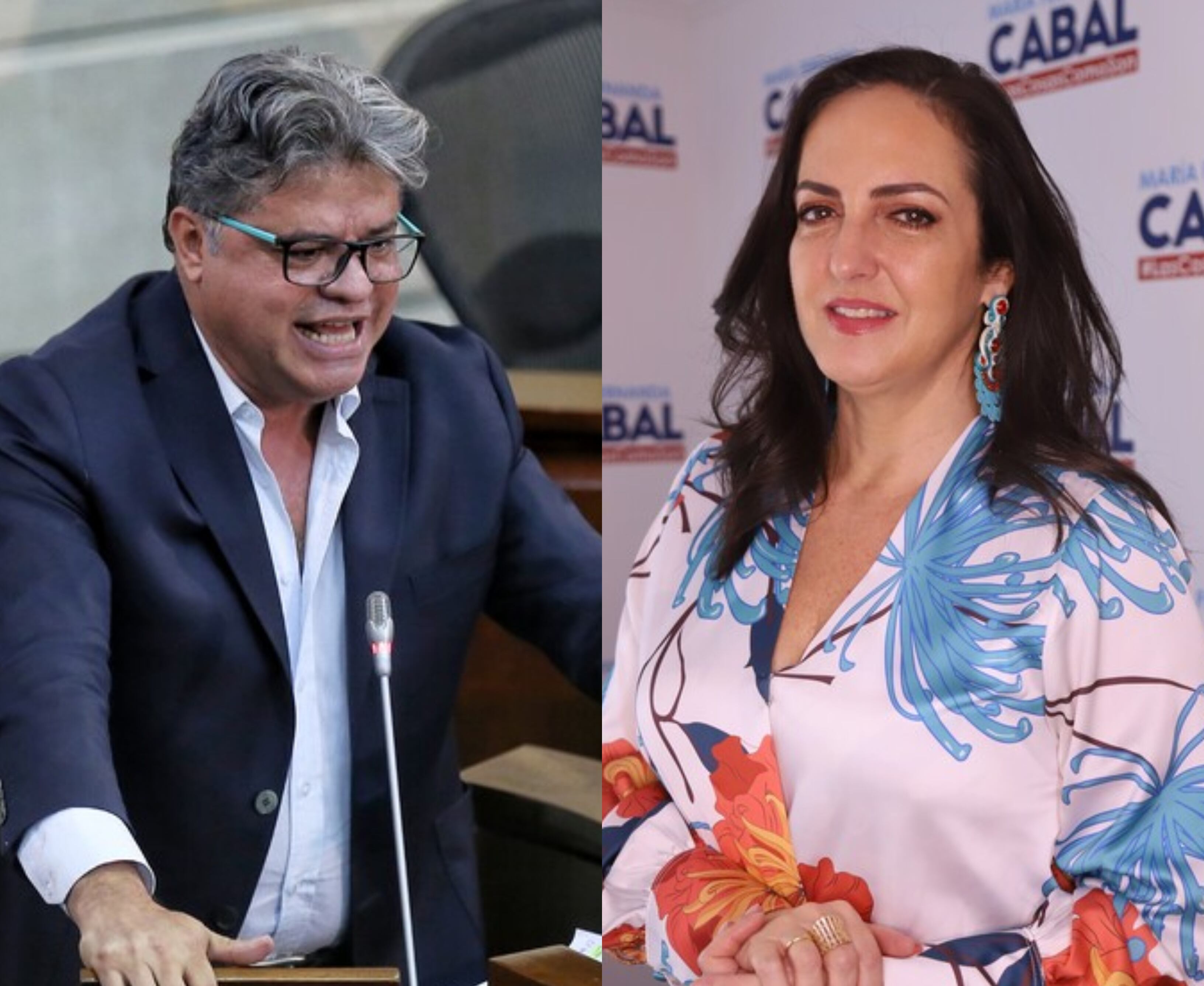 María Fernanda Cabal y Wilson Arias. Foto: Colprensa.