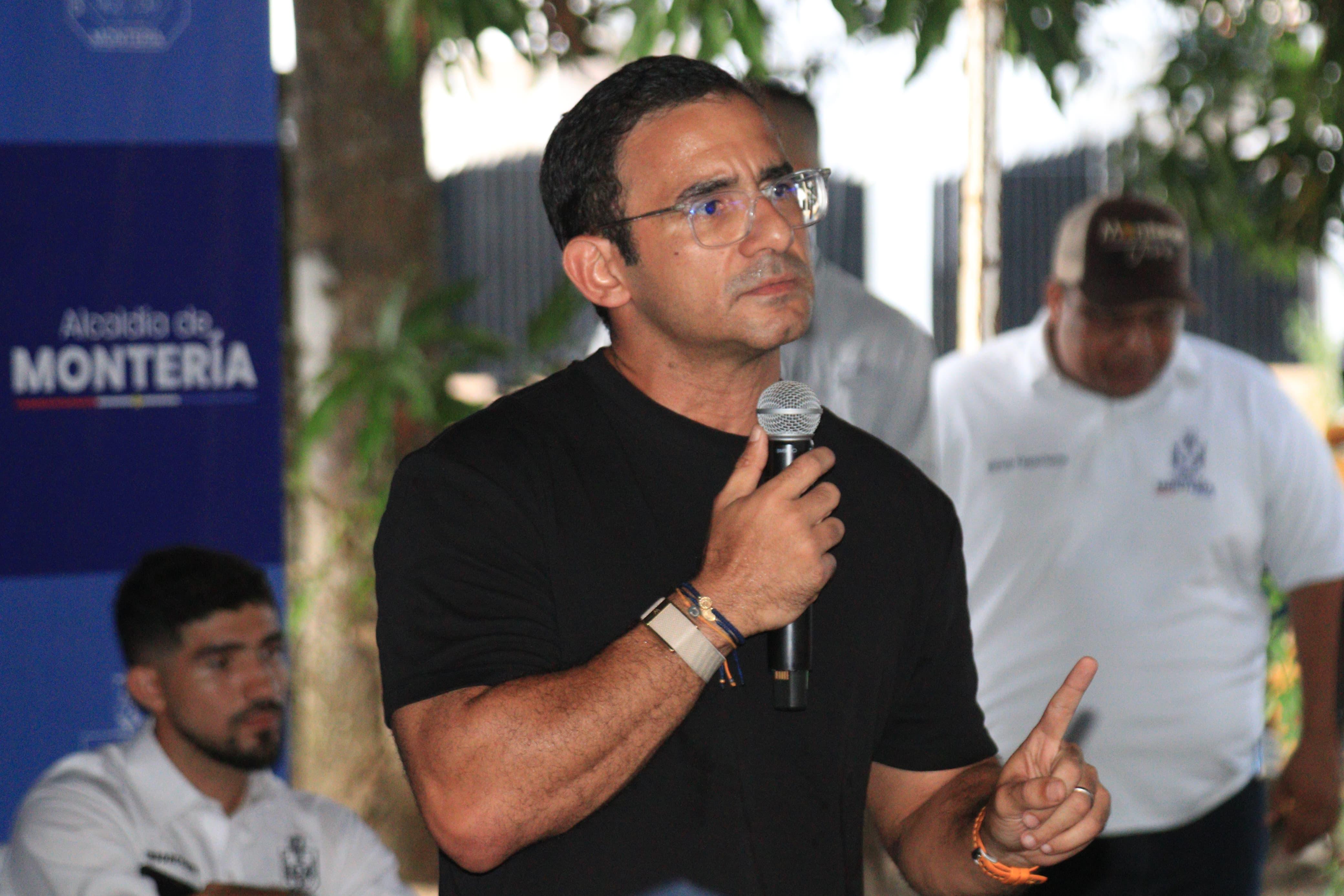 “Gobierno Nacional nos escuchó”: alcalde de Montería sobre decreto para atención de emergencia. Foto: prensa Alcaldía de Montería.