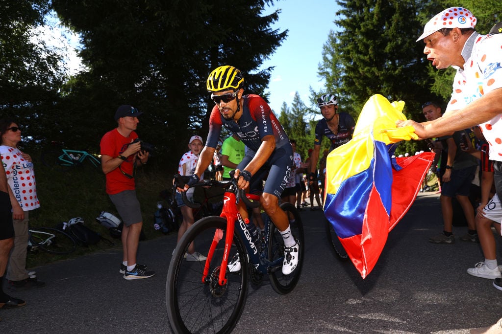Daniel Felipe Martínez, ciclista del Ineos durante el Tour de Francia 2022 (Photo by Michael Steele/Getty Images)