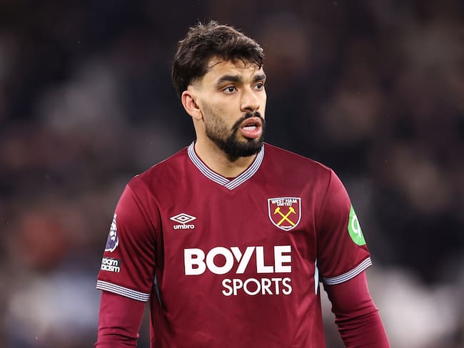 LONDON, ENGLAND - JANUARY 6: Lucas Paqueta of West Ham United during the Premier League match between West Ham United and Nottingham Forest at London Stadium on January 6, 2026 in London, England. (Photo by Jacques Feeney/Offside/Offside via Getty Images)