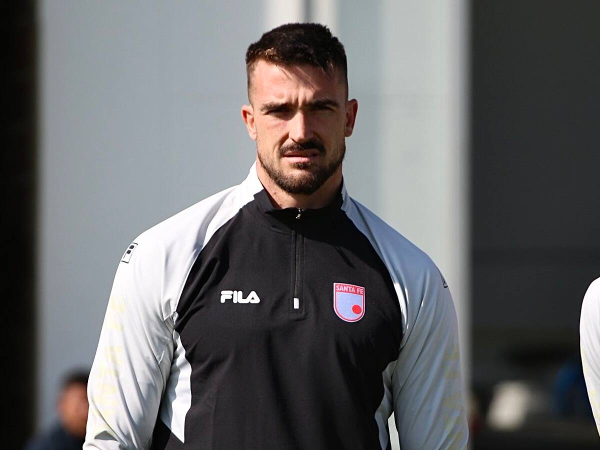 Andrés Mehring fue claro y habló de la competencia con Marmolejo por la titularidad de Santa Fe