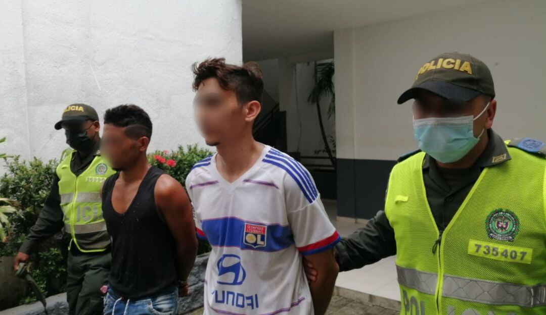 Mediante seguimiento realizado a través de las cámaras de seguridad del Sistema Integrado de Emergencia y Seguridad se logró estas capturas