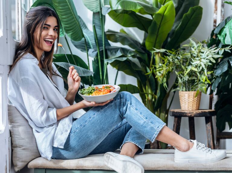 Getty Images / Mujer comiendo