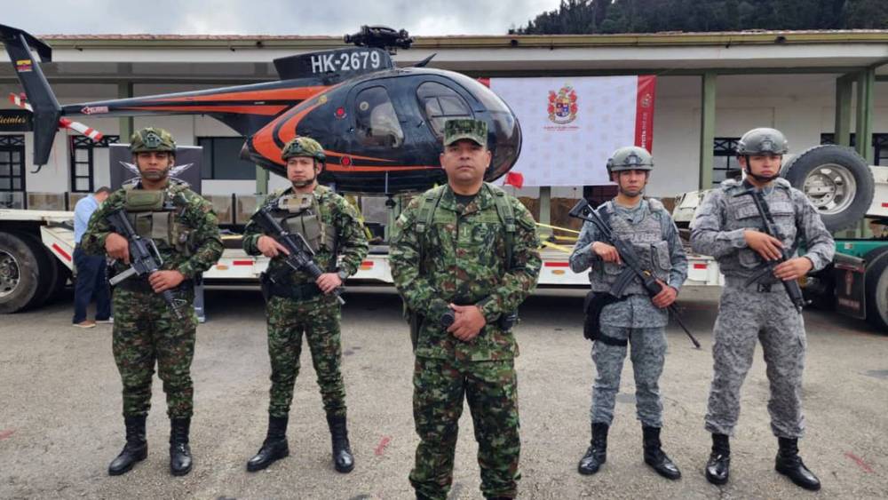 Incautan 'narcohelicoptero' en Cota.
