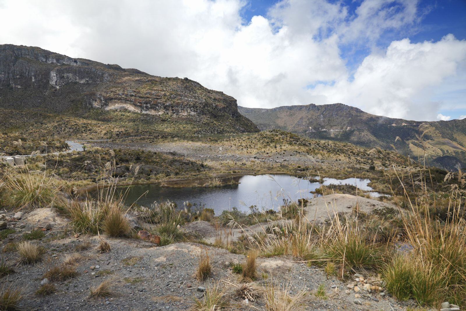 Paisaje en la vía Murillo-Manizales