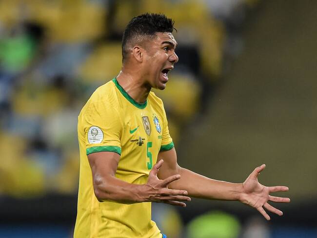 Casemiro, volante del Real Madrid y titular indiscutido de Brasil.