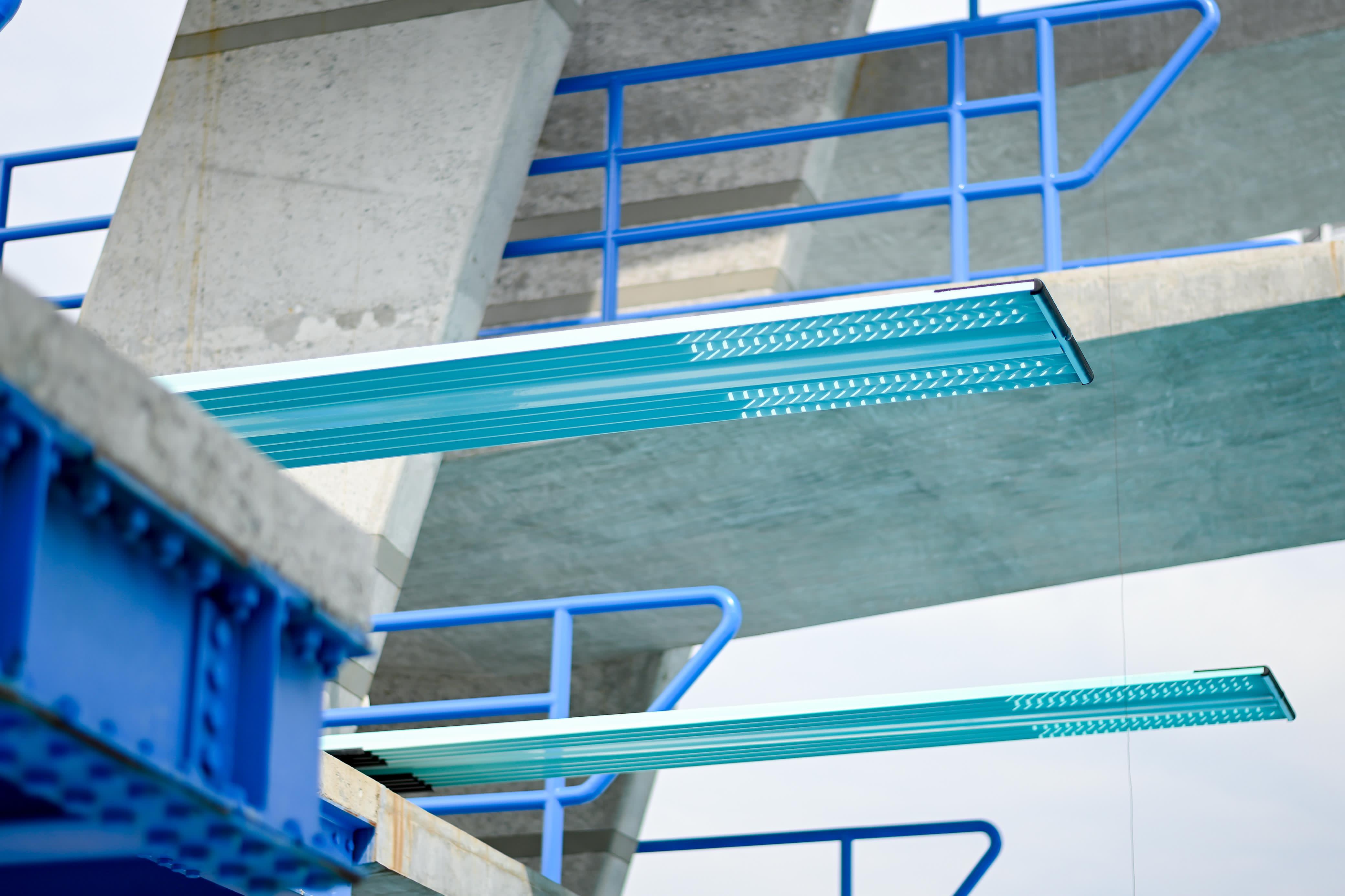 Nuevos Trampolines en la Unidad Deportiva de la calle 42 con 5