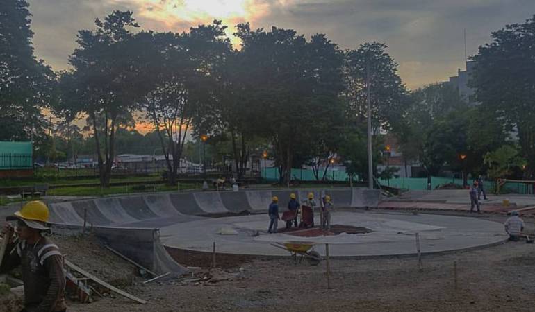 La remodelación del parque fue absoluta. 