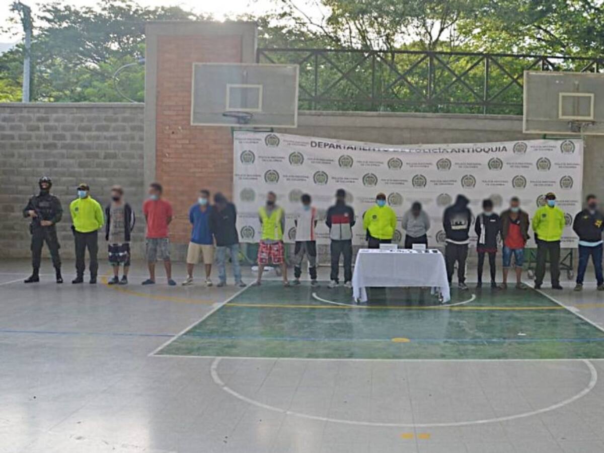 Capturados 16 integrantes del grupo delincuencial 'la bocana'