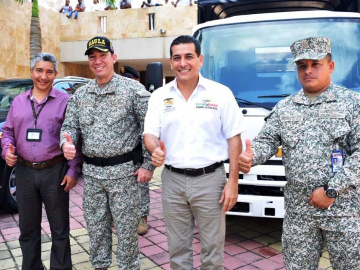 Gobernación de Bolívar refuerza apoyo a Fuerzas Militares