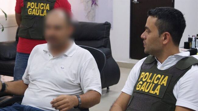 Comerciante en libertad. Foto: Cortesía Policía Metropolitana de Cúcuta