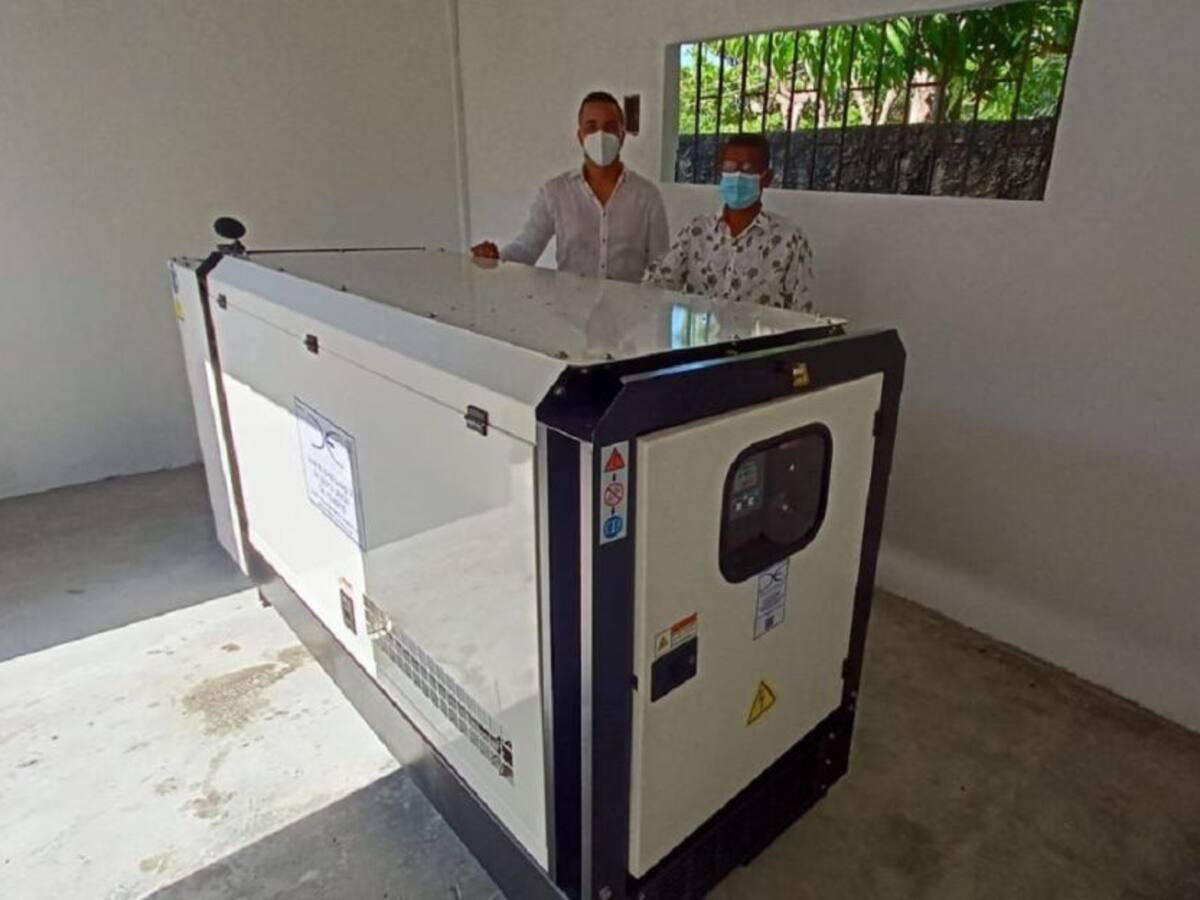 Con generador eléctrico buscan mejorar atención en salud en Santa Catalina