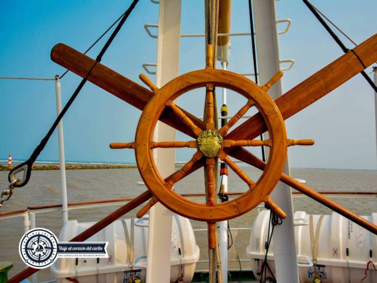 A bordo del Buque Gloria