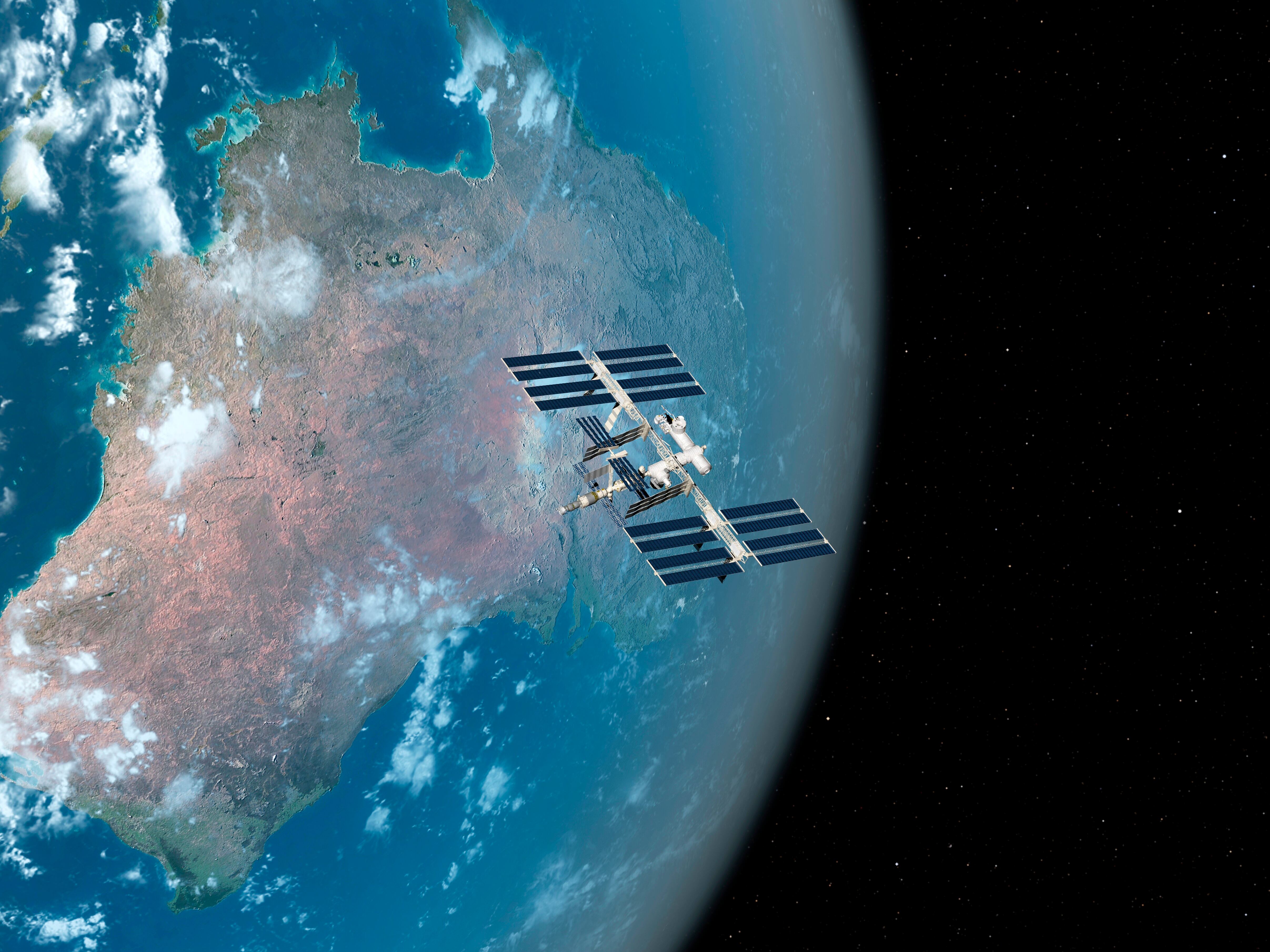 Imagen de referencia de la Estación Espacial Internacional.