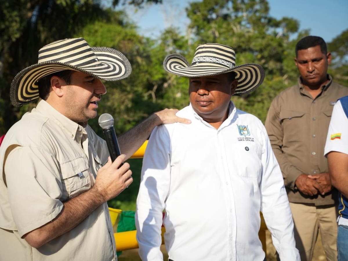 Entregaron puente Capote para conectar a habitantes de Santa Catalina, Bolívar