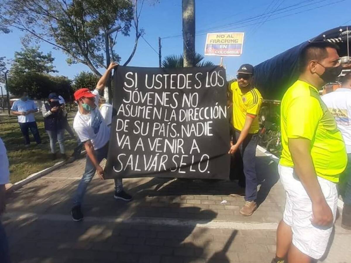 Puerto Wilches marchó en rechazo al fracking