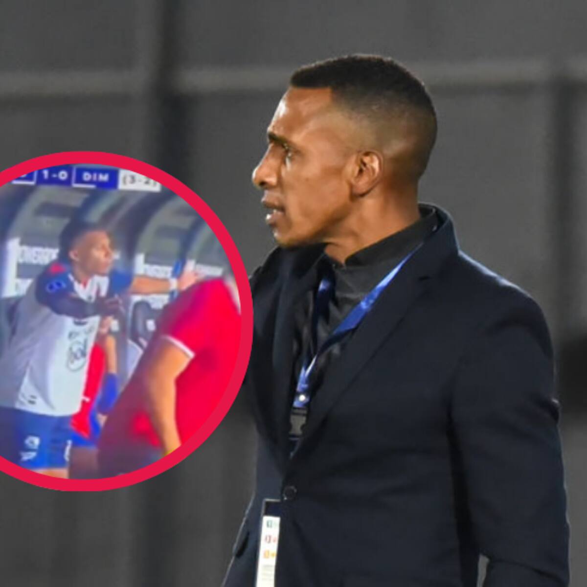 Encontronazo entre Luis Amaranto Perea y fichaje estrella del Medellín en Copa Sudamericana