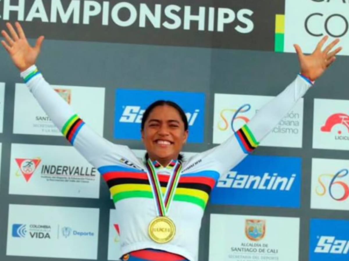 ¡Lo hizo de nuevo! Stefany Cuadrado es campeona del mundo en China, ahora en contrarreloj