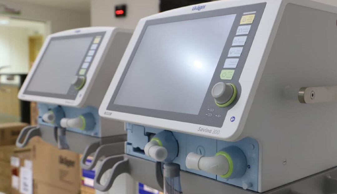 Ventiladores para tratar pacientes en UCI por Covid-19
