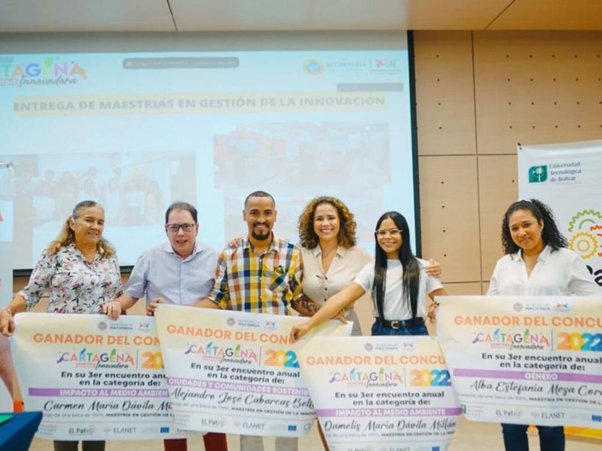 Secretaría de Hacienda premia a ganadores de concurso “Cartagena, Ciudad Innovadora”