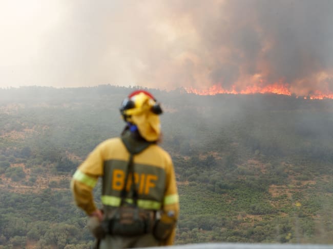 Incendio en España. Foto: Carlos Castro/Europa Press via Getty Images