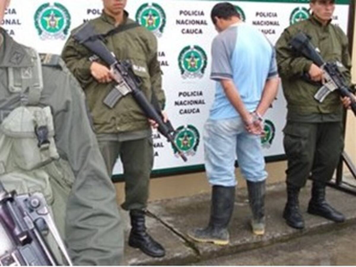 Capturan a miliciano de las Farc responsable de atentados en Bogotá