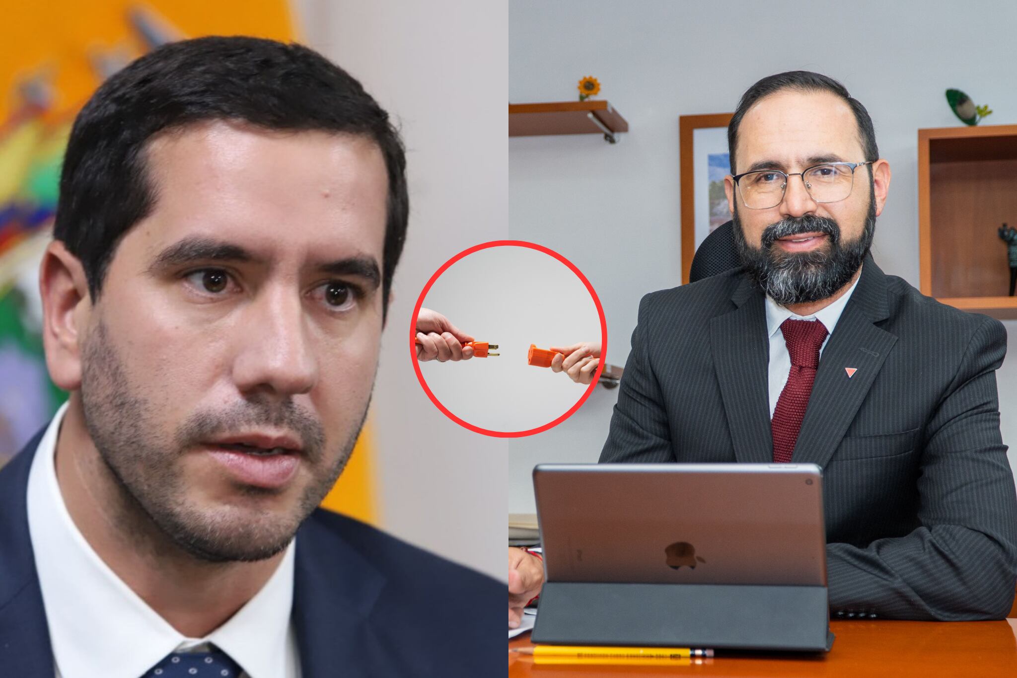 Colombia reactiva venta de energía a Ecuador. Ministros de Energía de Ecuador, Roberto Luque. Ministro de Energía de Colombia, Andrés Camacho.