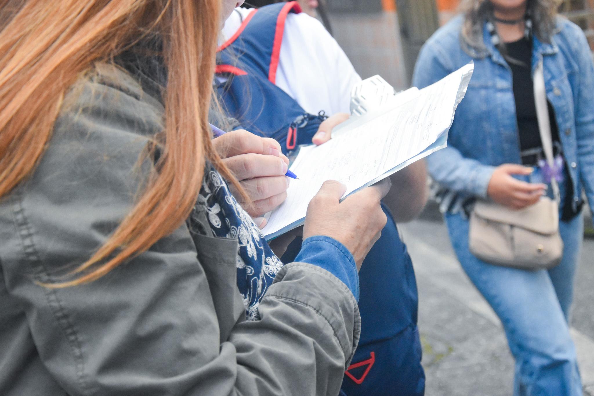 Imagen de referencia de recolección de firmas. Foto: Colprensa