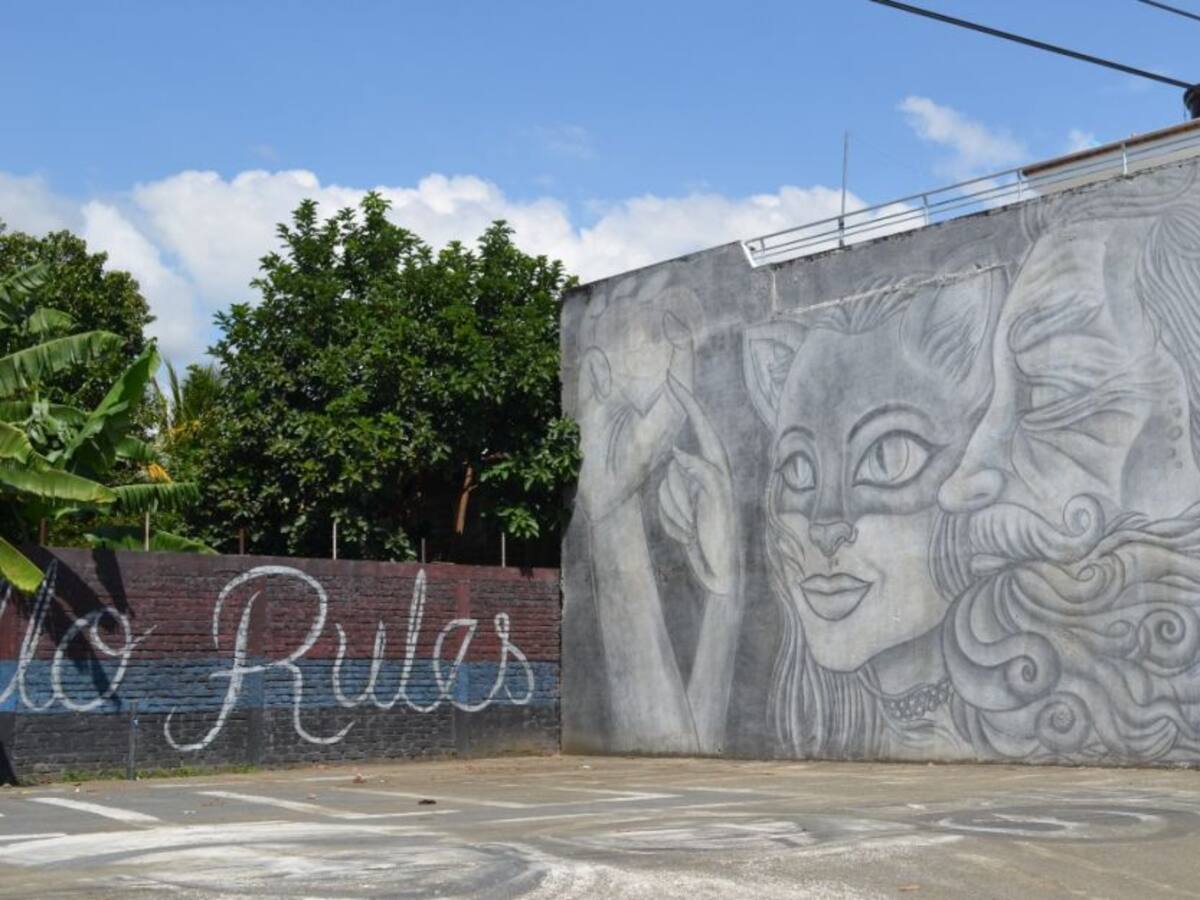 El mural a lápiz más grande del mundo se encuentra en Roldanillo, Valle