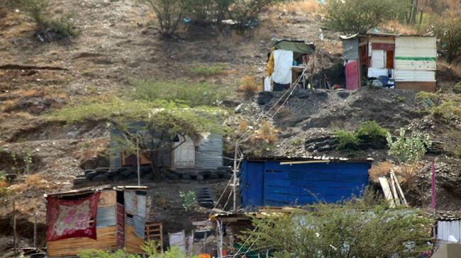 Familias invaden terrenos en el municipio de Teorama