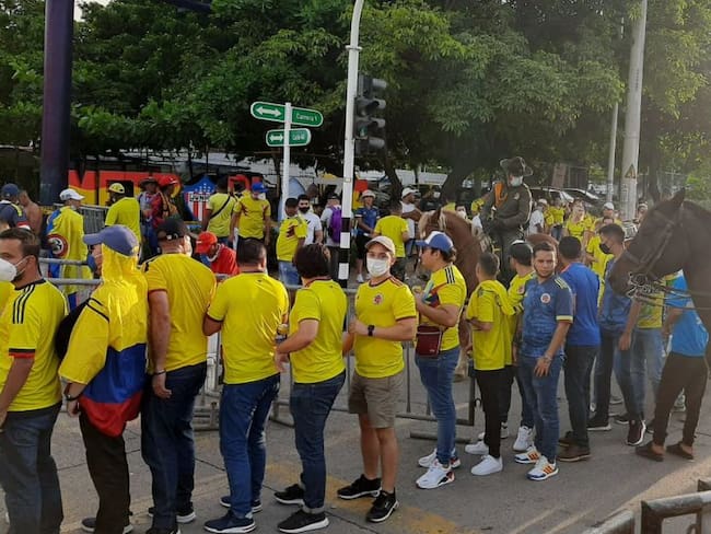 Imagen de referencia, partido de Colombia